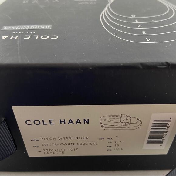 Cole Haan Baby Shoes Lobster Pinch Weekender Baby Loafers NIB Box Damage Pink - Picture 5 of 7